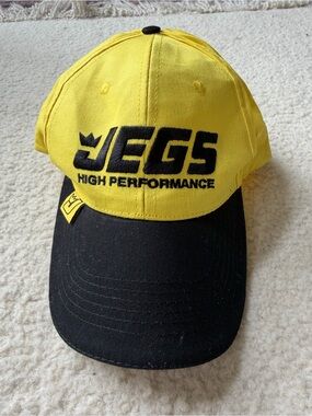JEGS High Performance Yellow & Black Baseball Cap NEW Hat
